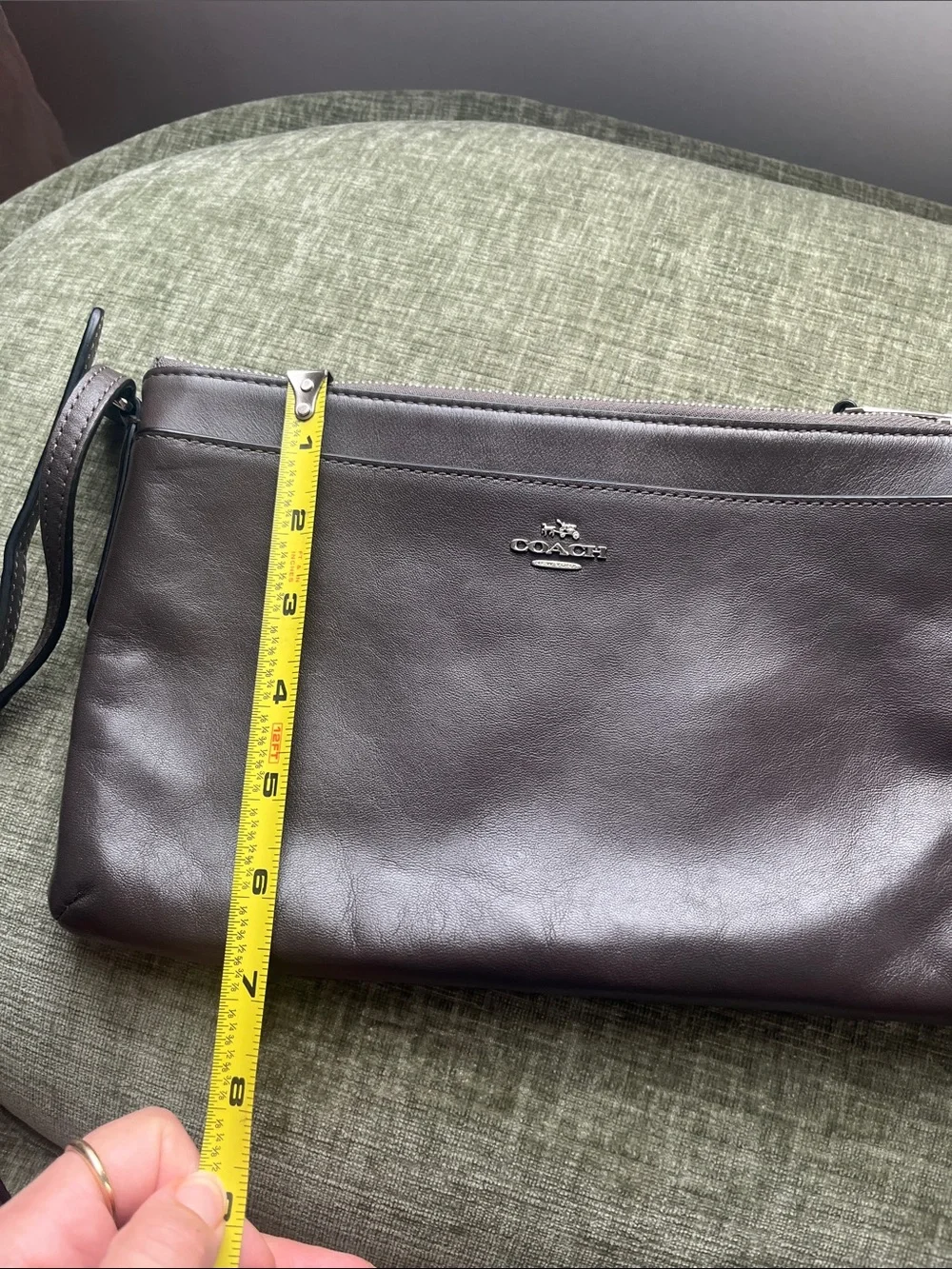 Coach Brown Leather Journal Crossbody - Dark Brown G1480-52638